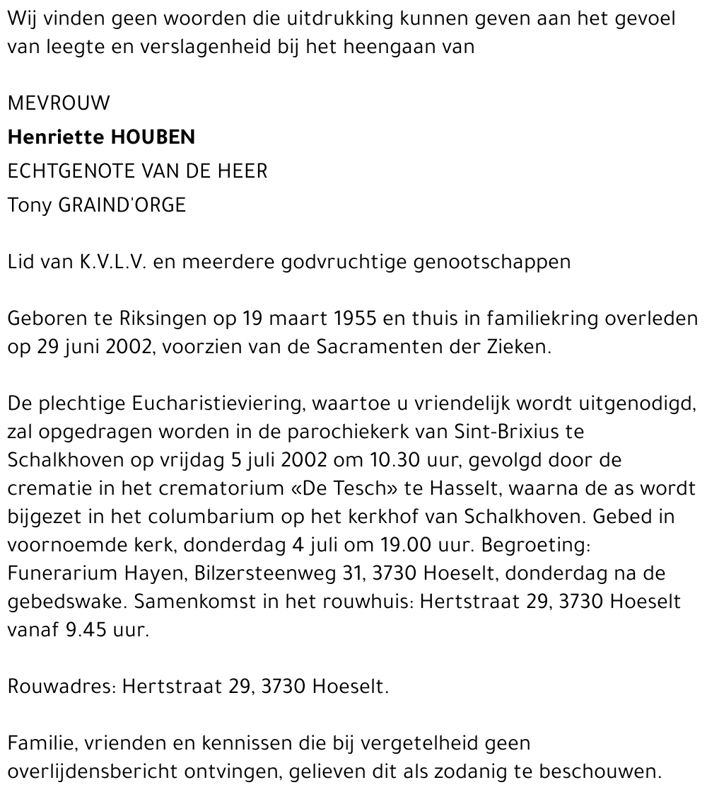 Henriette Houben