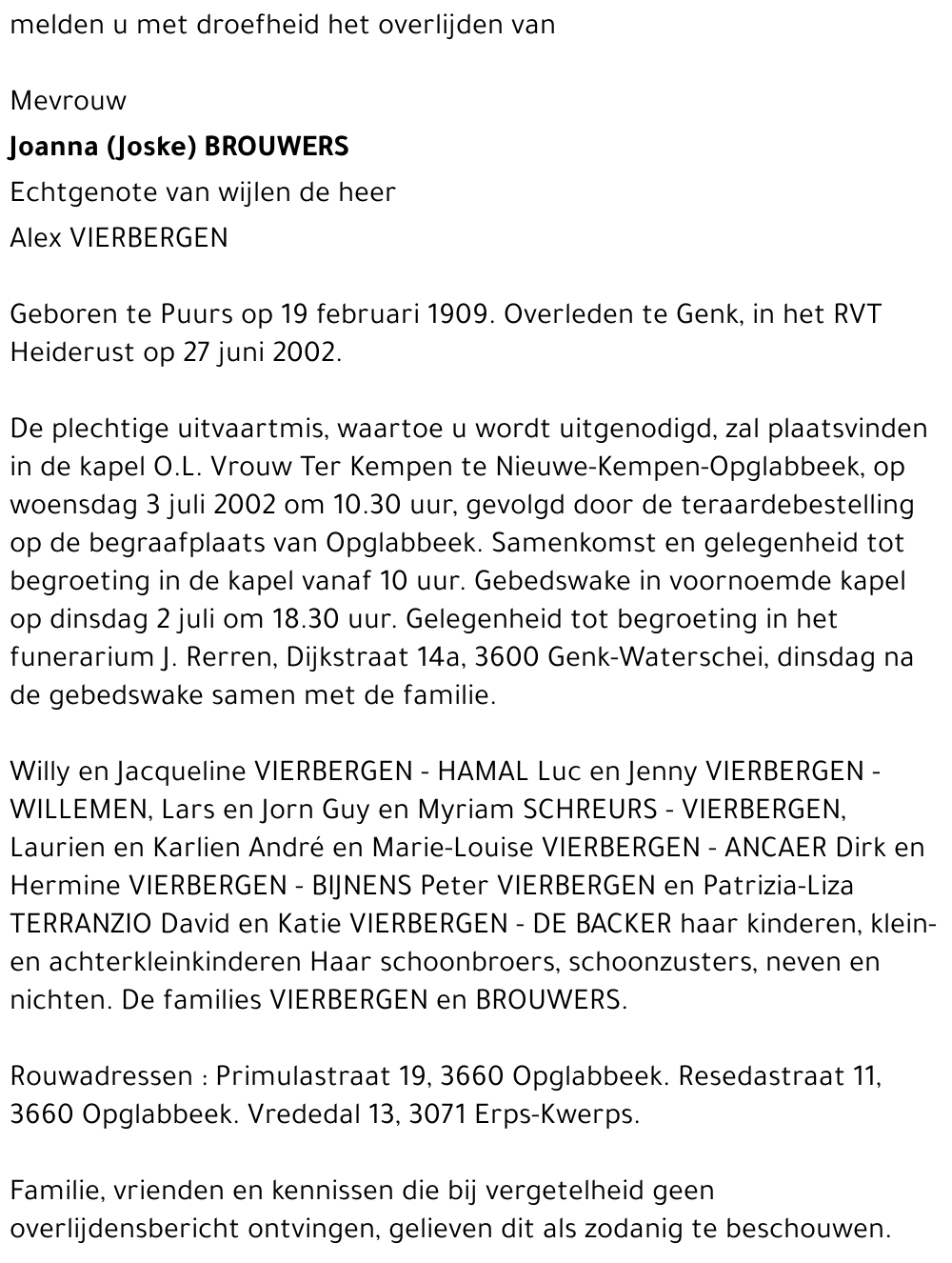 Joanna BROUWERS