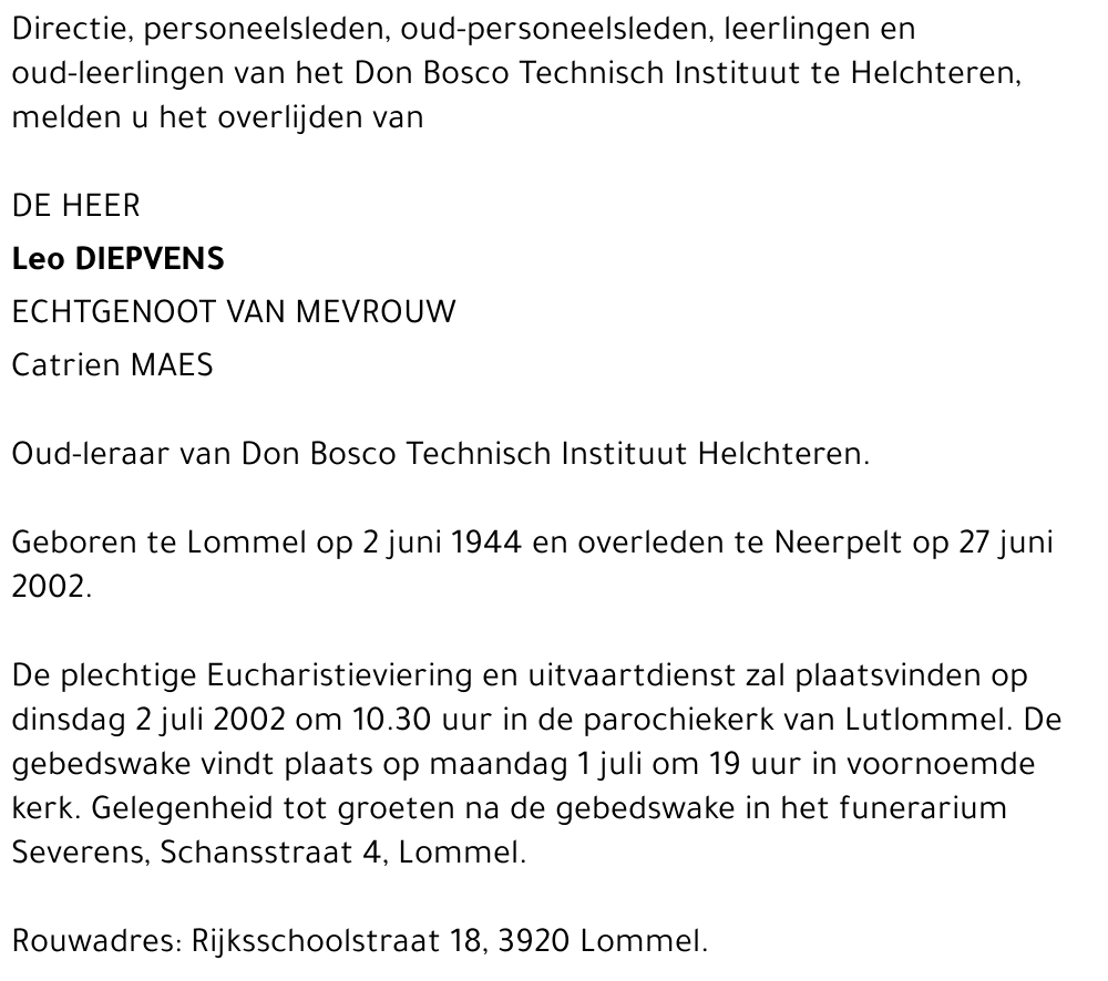 Leo Diepvens