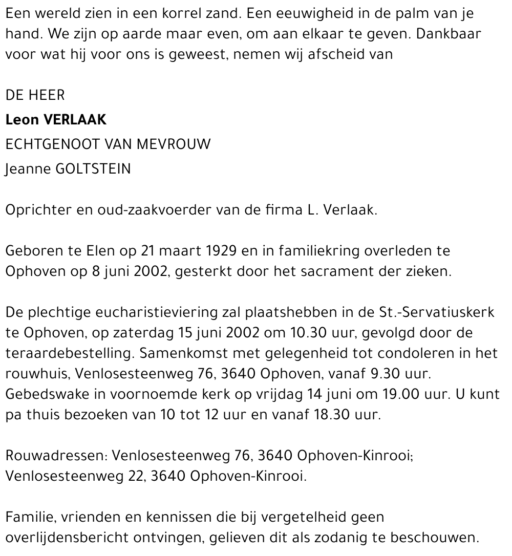 Leon Verlaak
