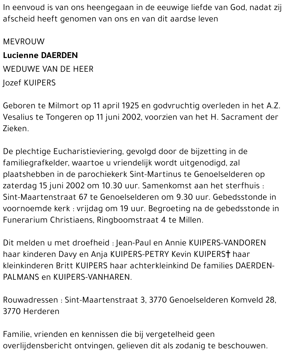 Lucienne Daerden
