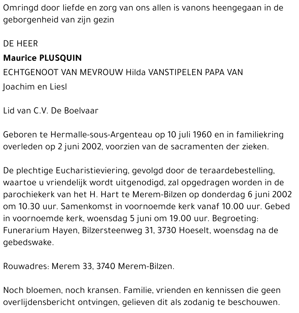 Maurice Plusquin