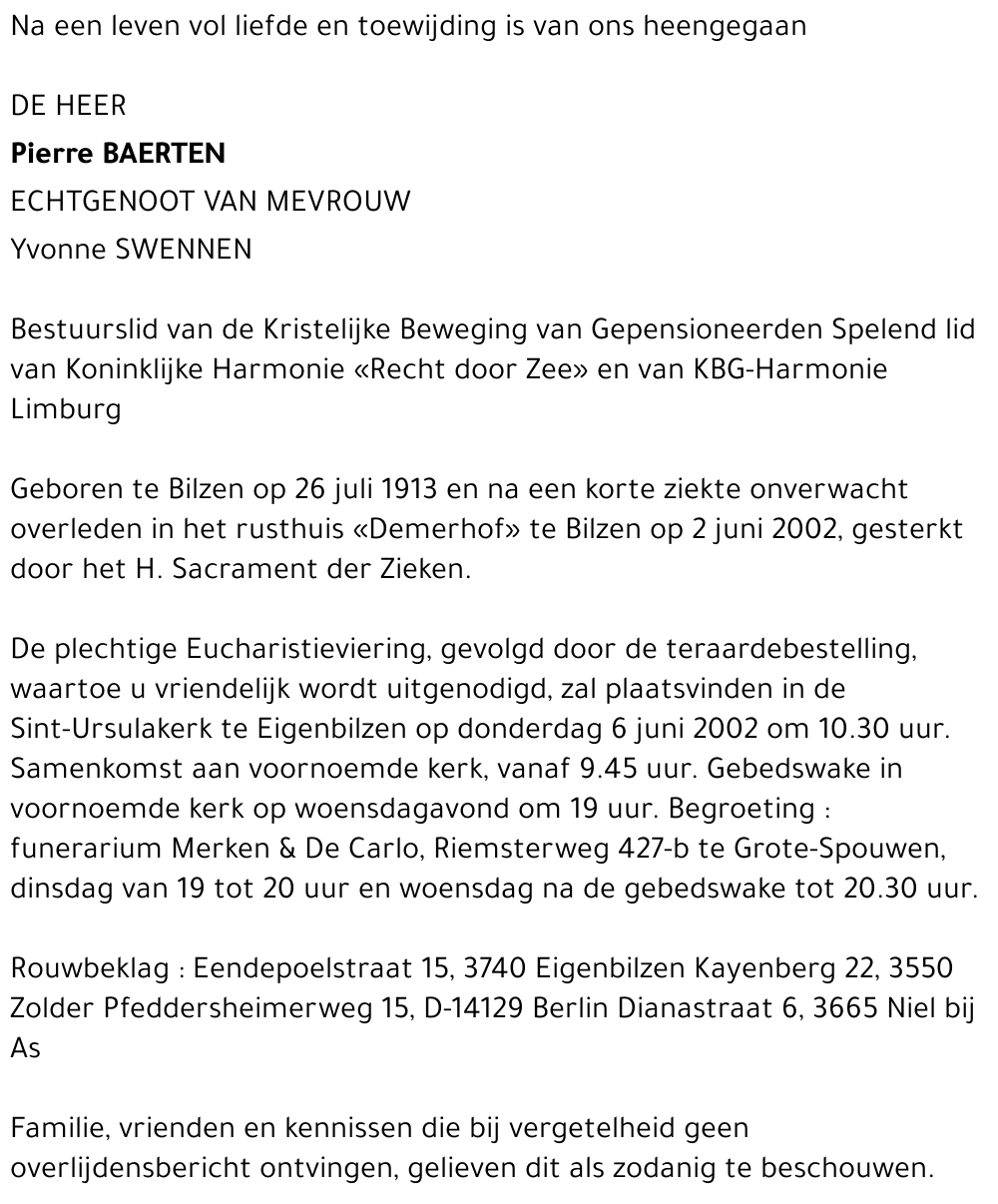 Pierre Baerten