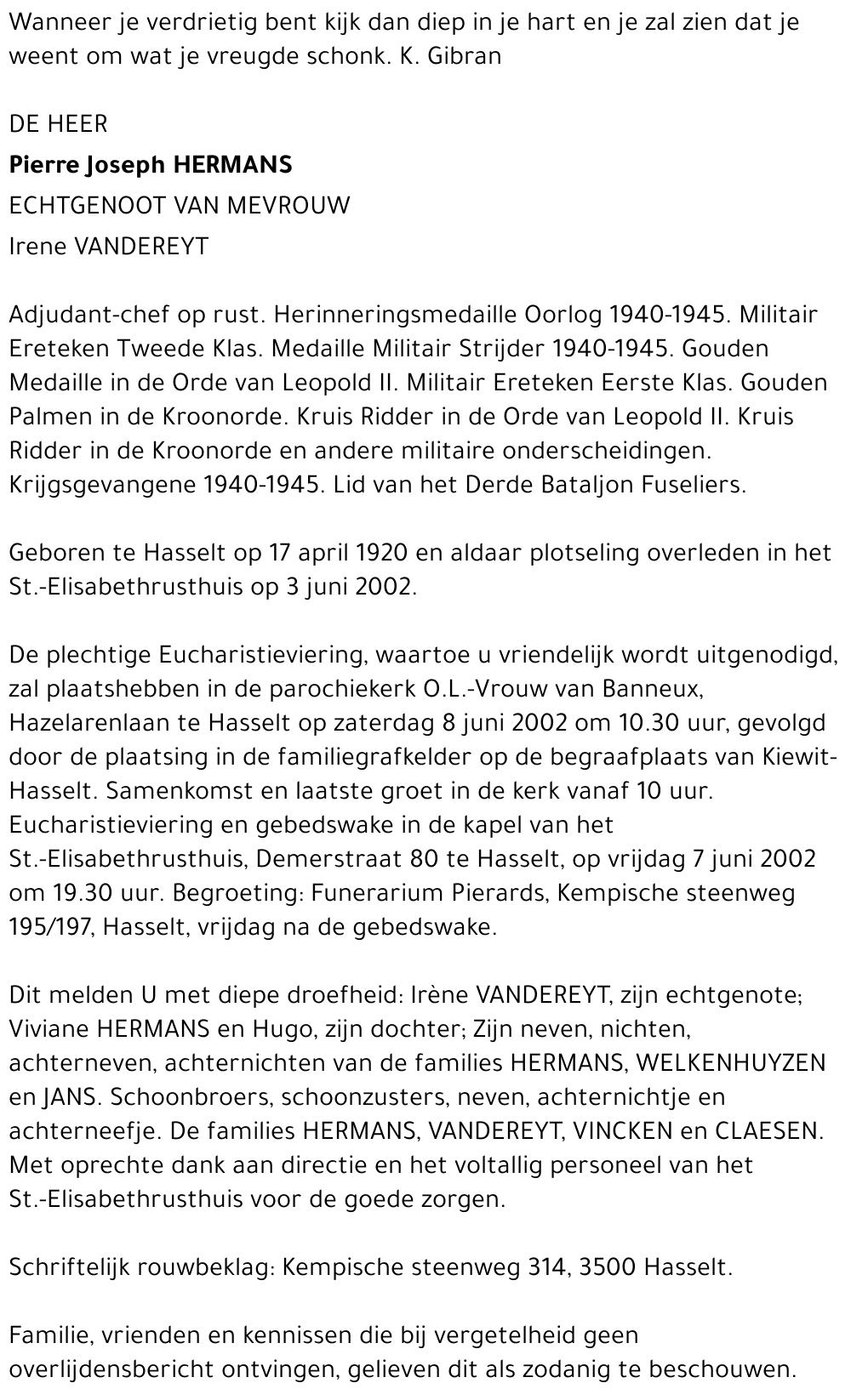 Pierre Joseph Hermans