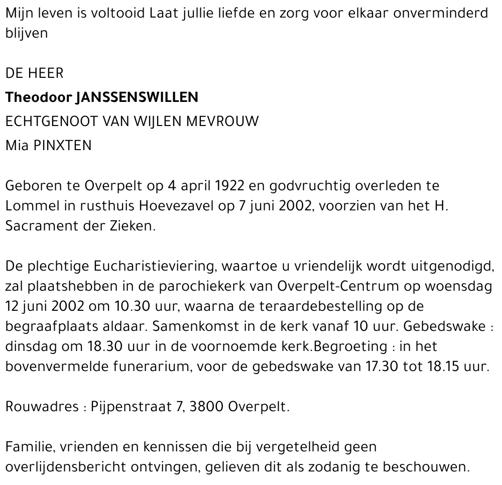 Theodoor Janssenswillen