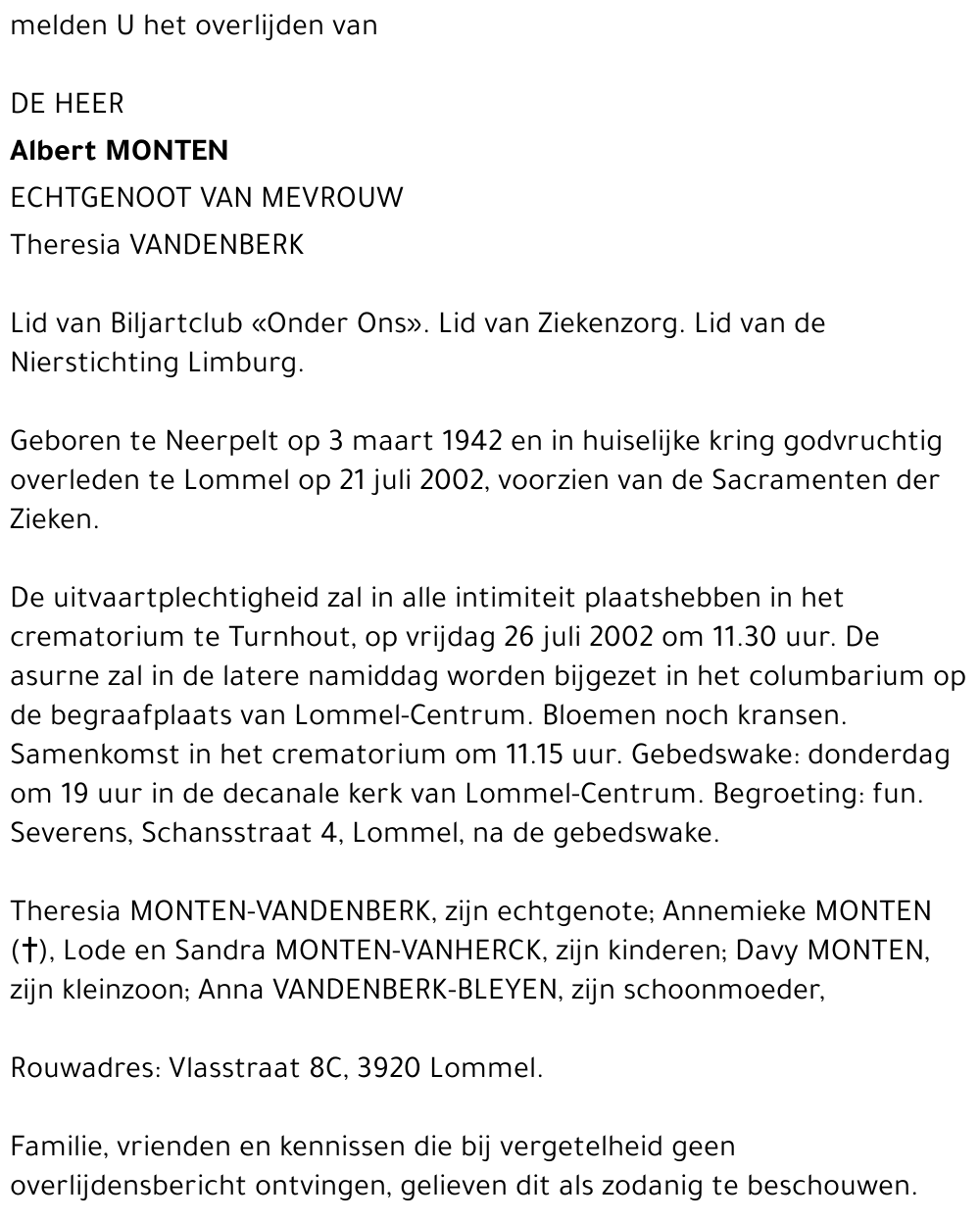 Albert Monten