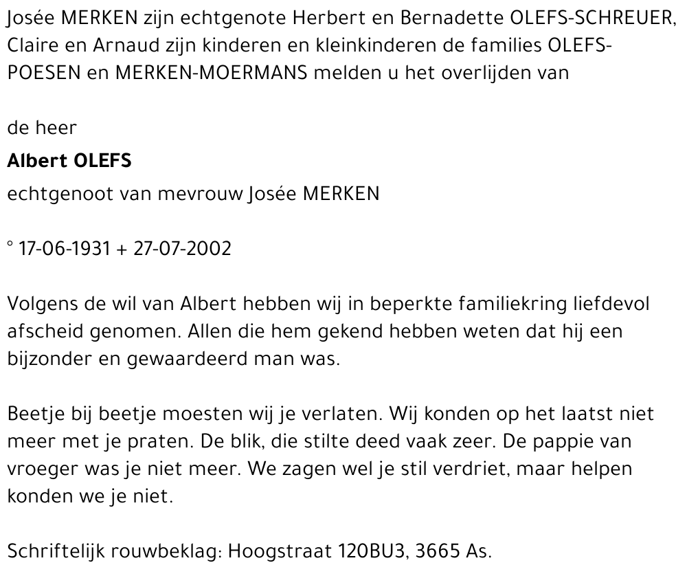 Albert Olefs