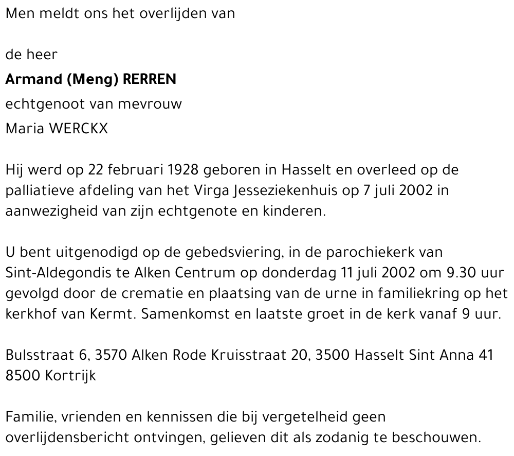 Armand (Meng) RERREN