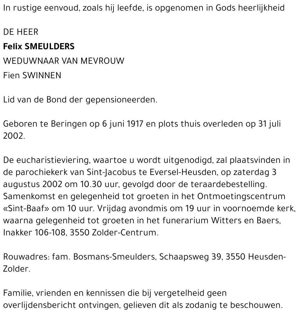 Felix Smeulders