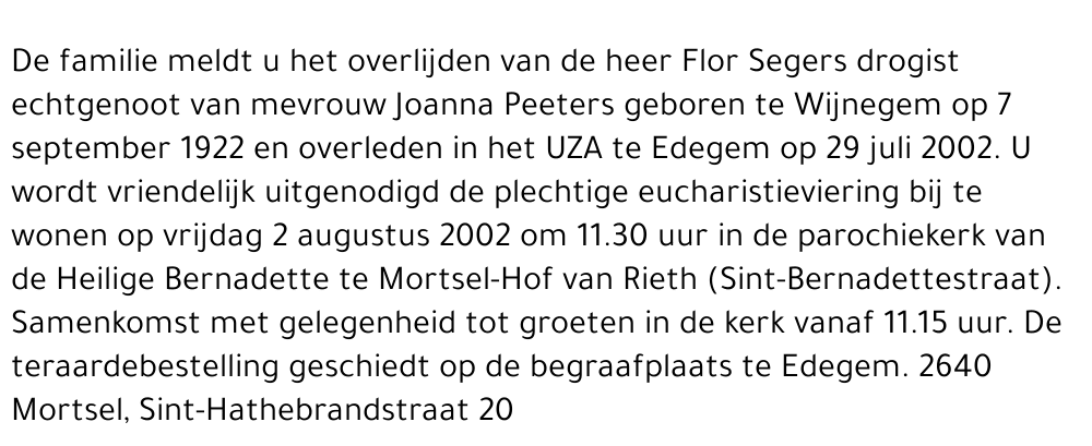Florentinus SEGERS