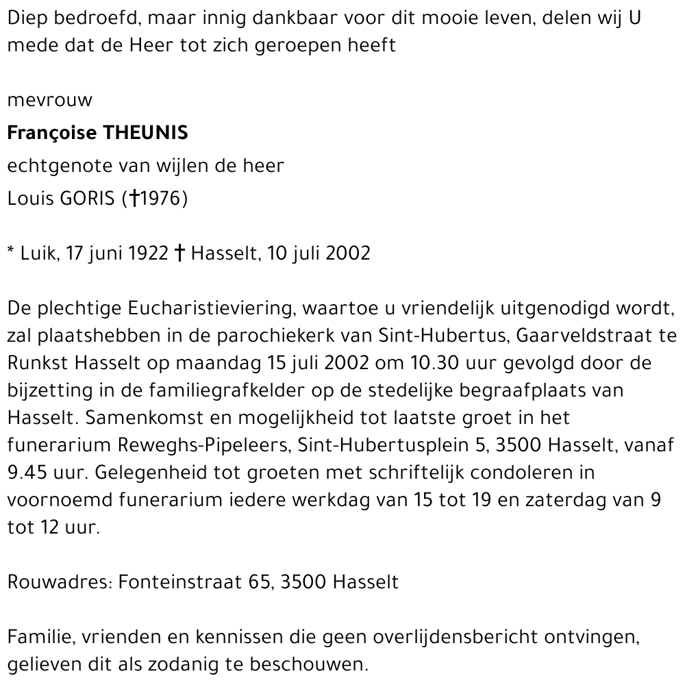 Françoise Theunis