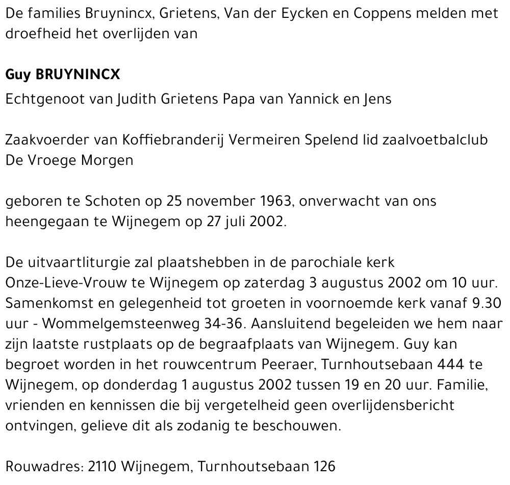 Guy Bruynincx