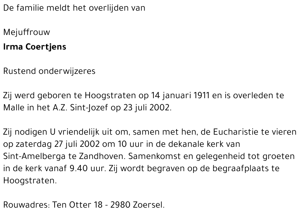 Irma Coertjens