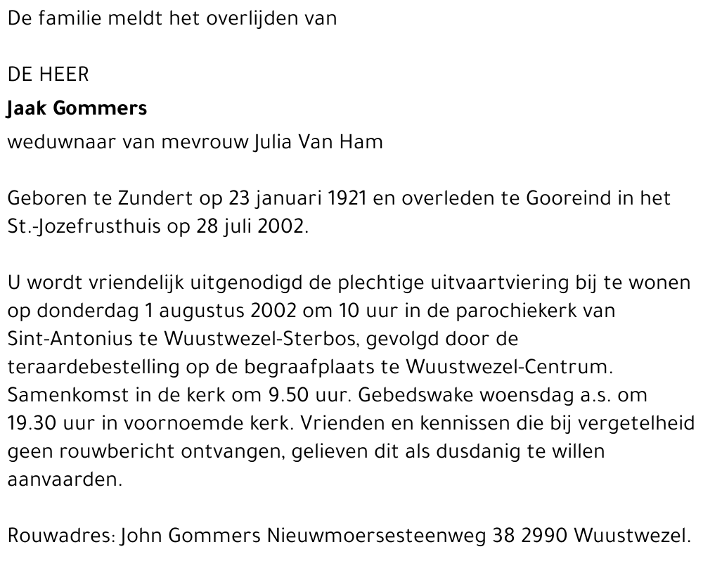 Jaak Gommers