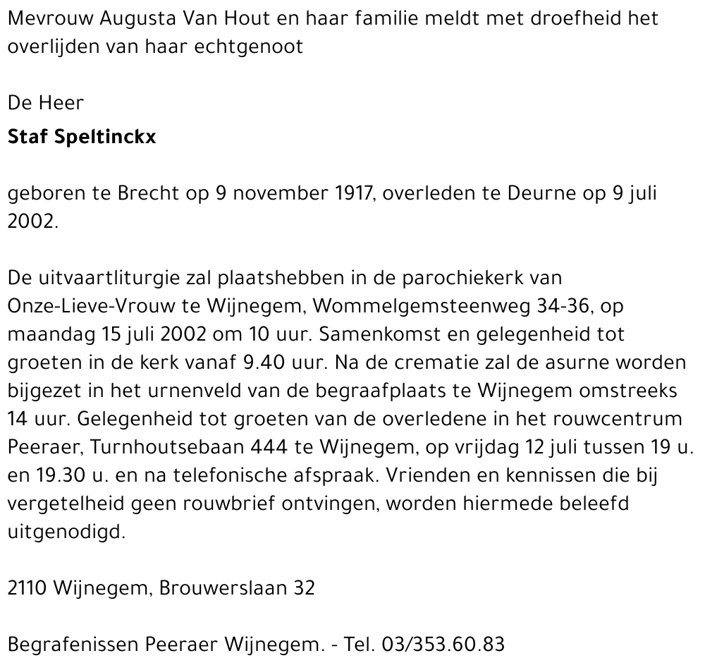 Joannes Speltinckx