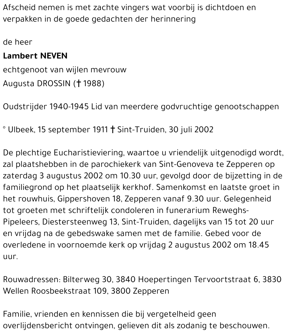 Lambert NEVEN