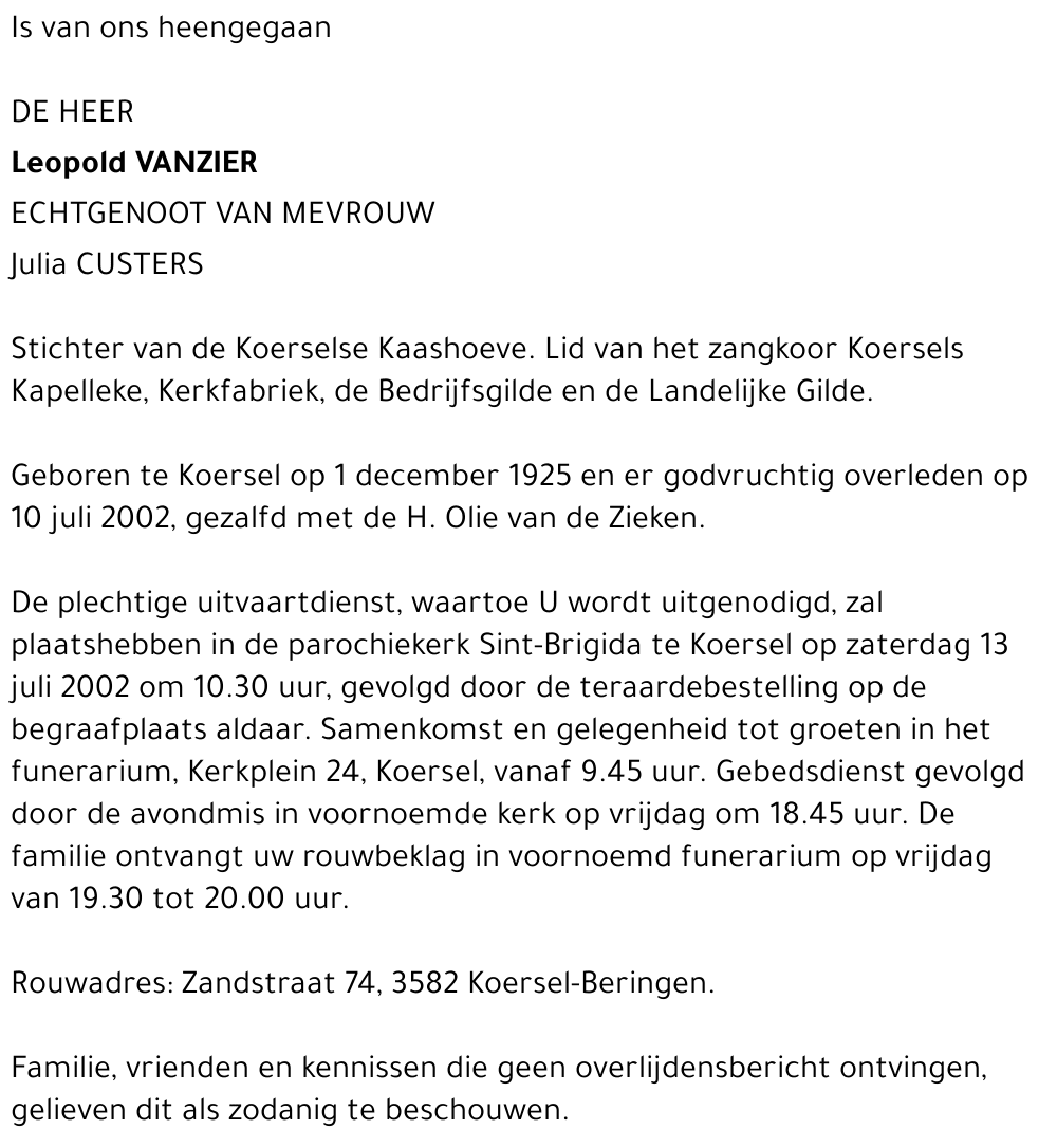 Leopold Vanzier
