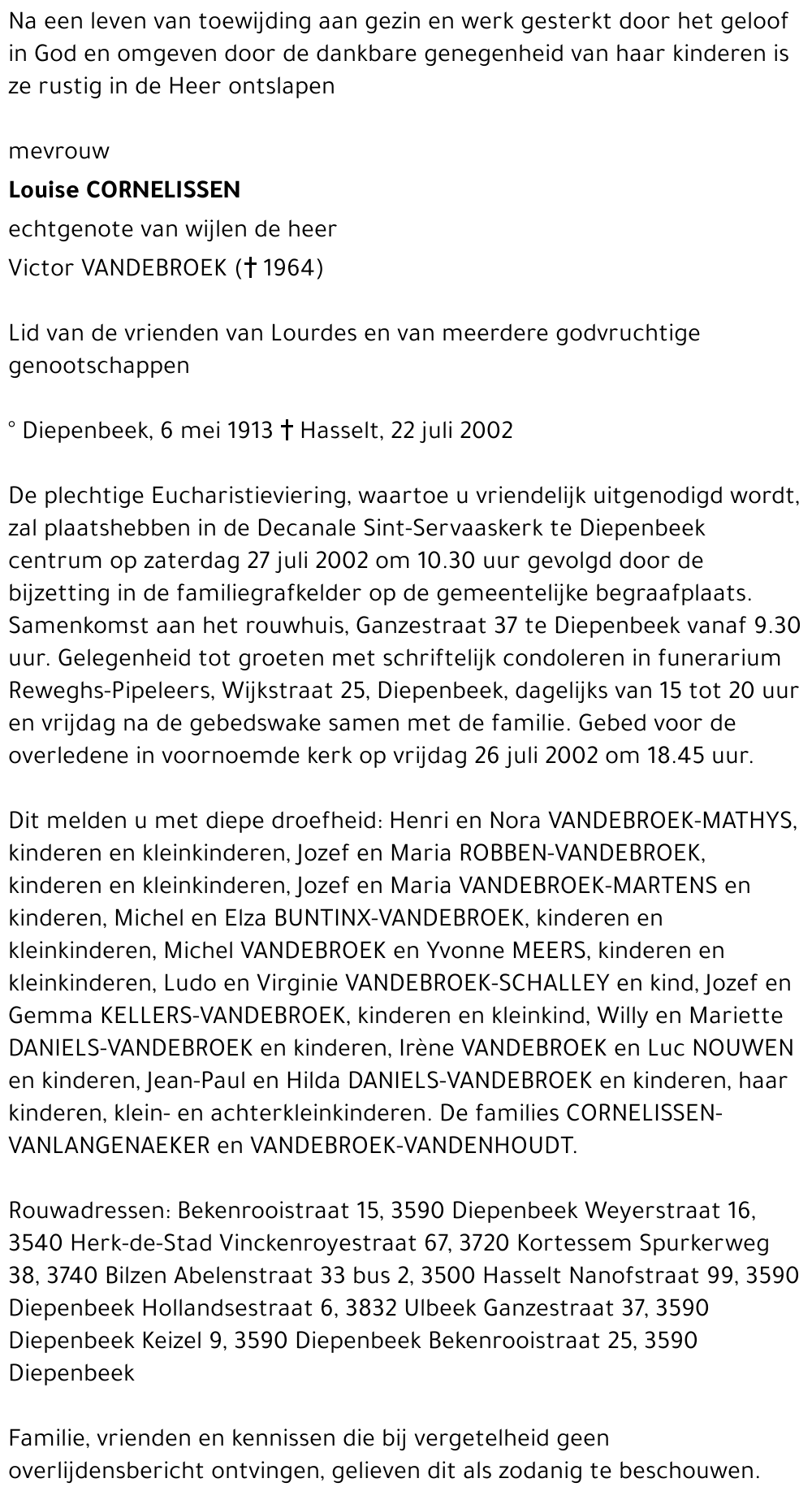 Louise CORNELISSEN