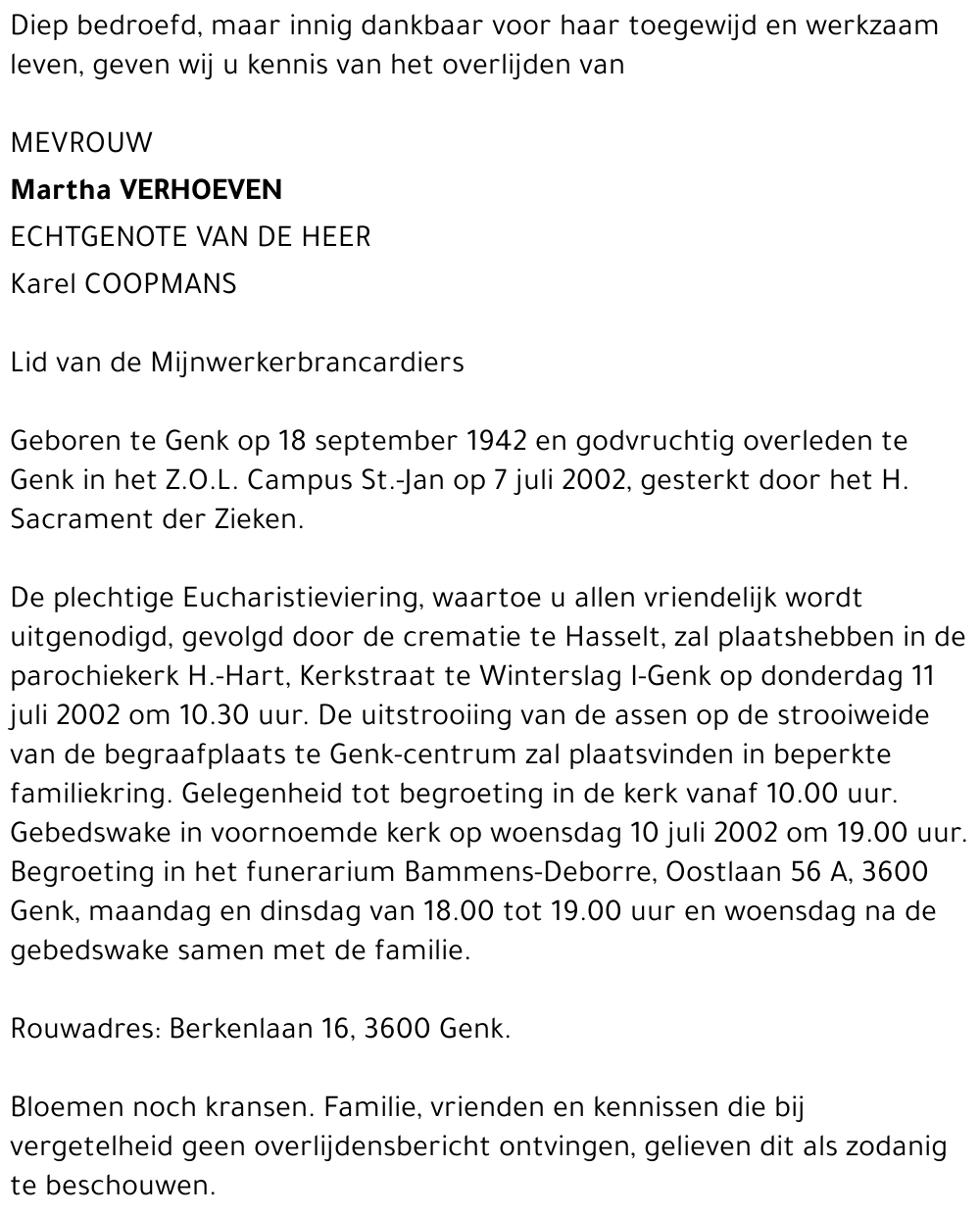 Martha Verhoeven