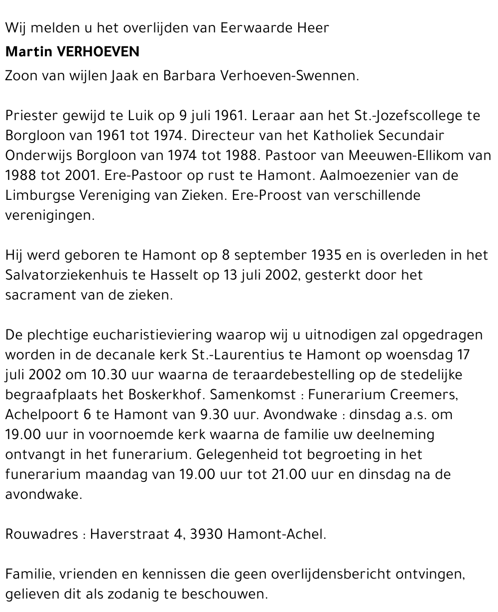 Martin Verhoeven