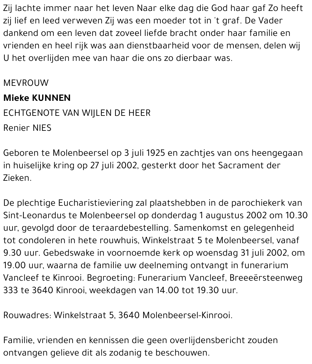 Mieke Kunnen