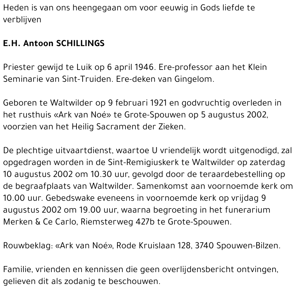 Antoon Schillings