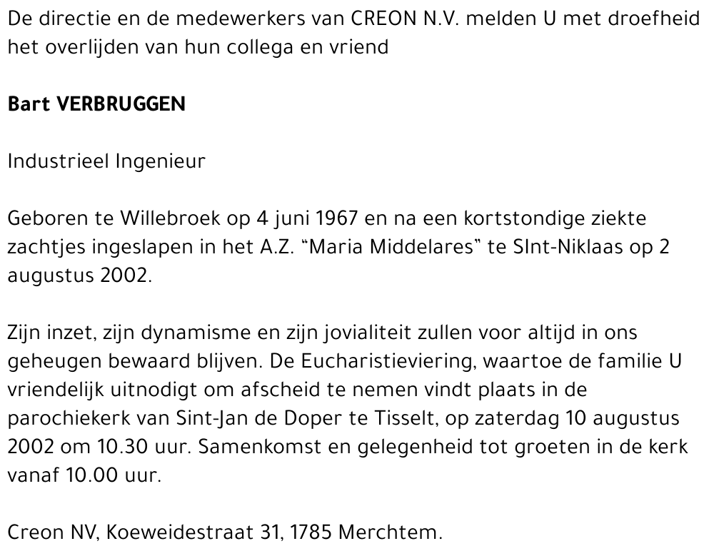 Bart Verbruggen