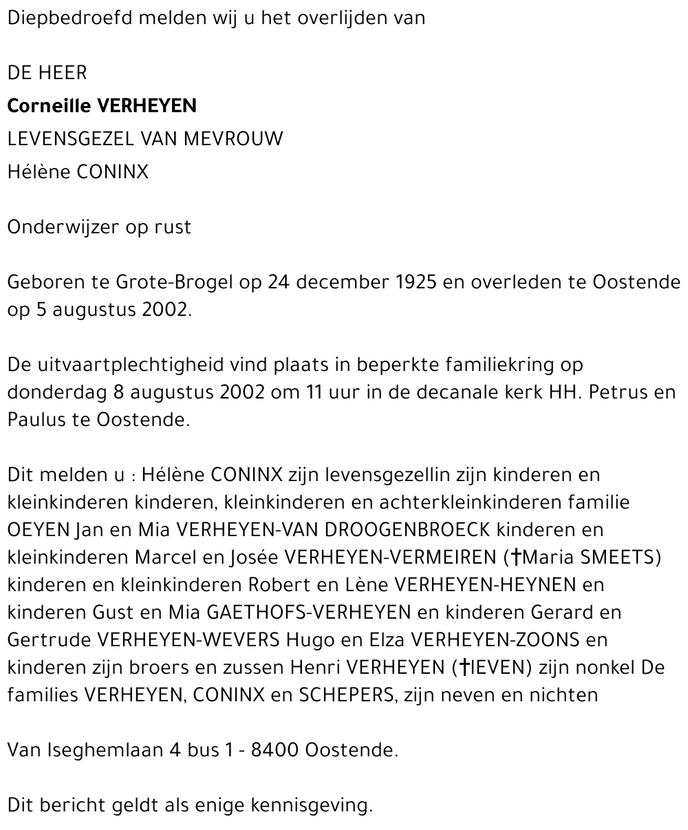 Corneille Verheyen