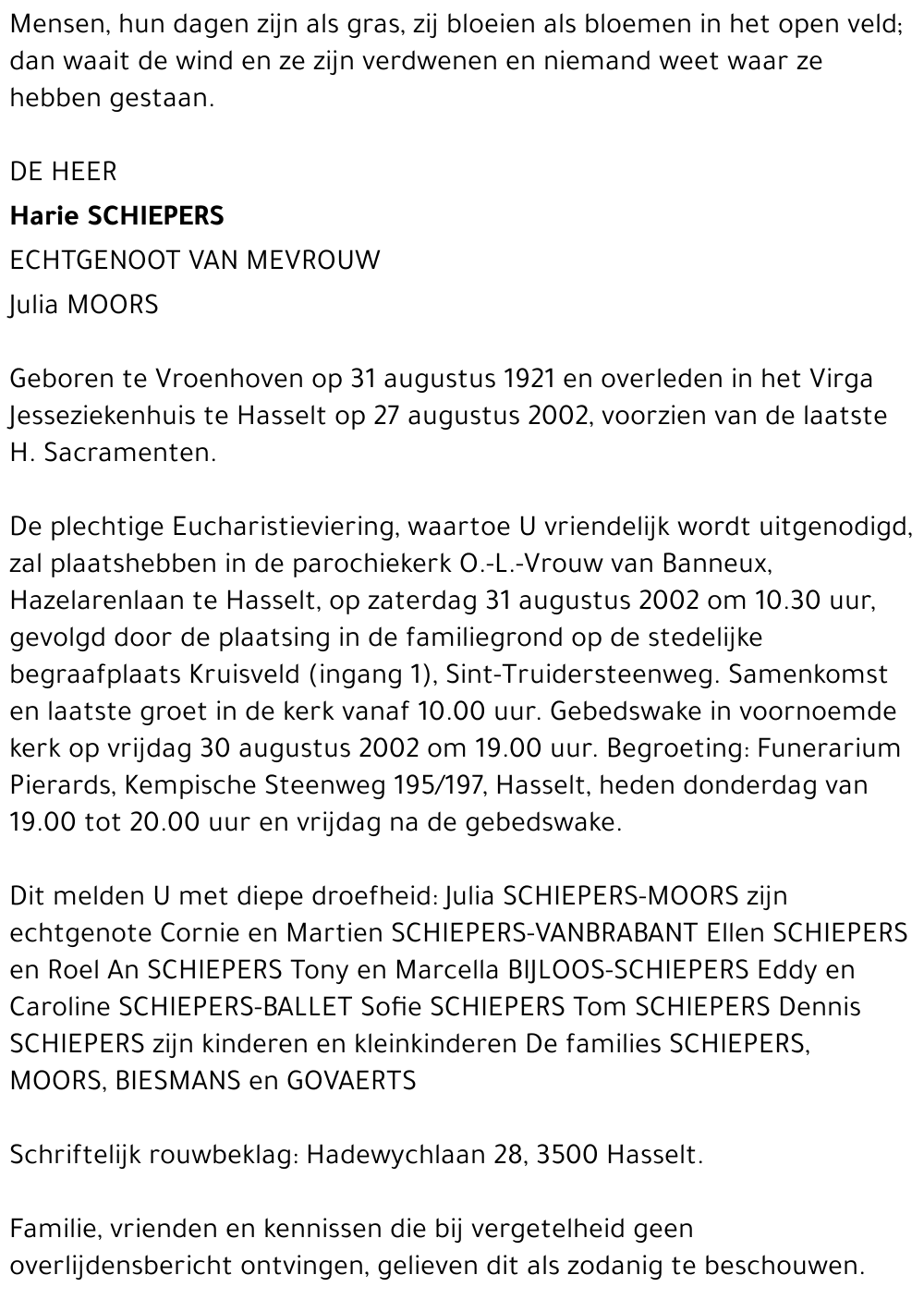 Harie Schiepers