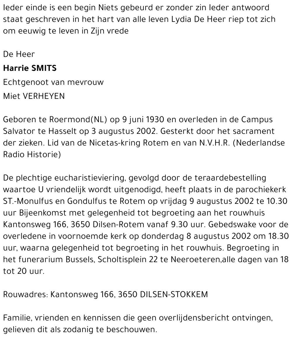 Harrie SMITS