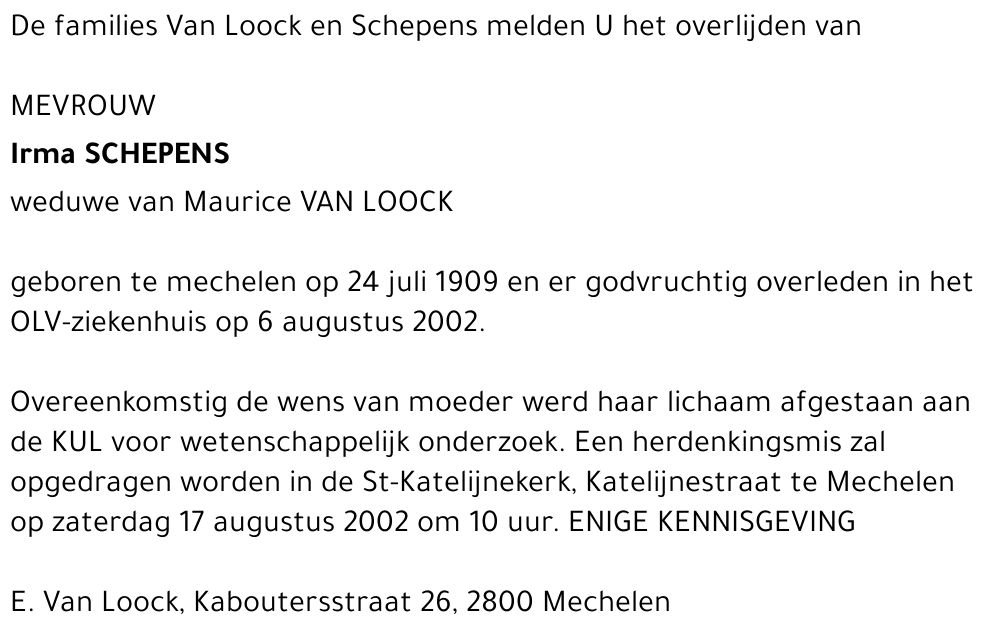 Irma Schepens