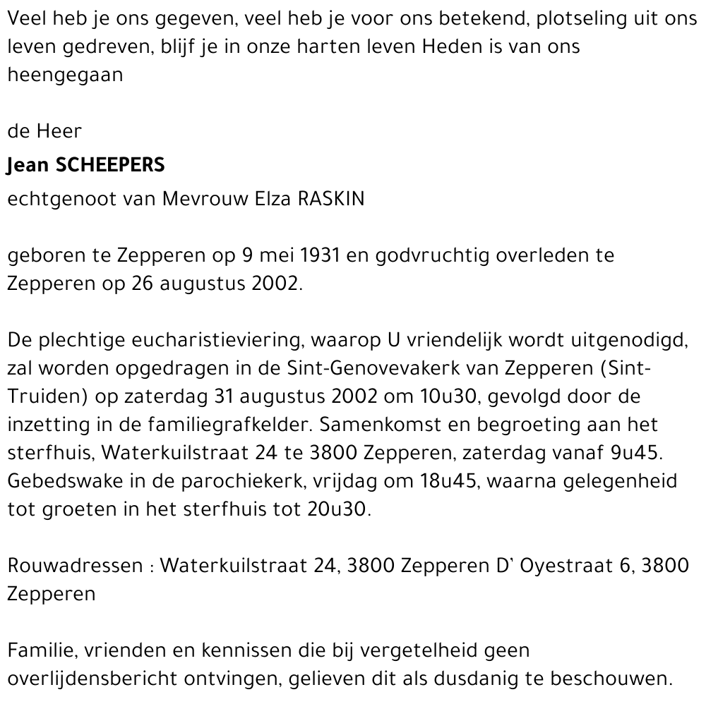 Jean Scheepers