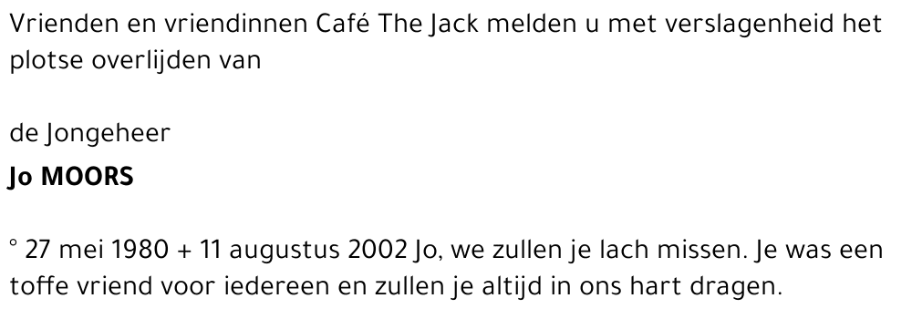 Jo Moors