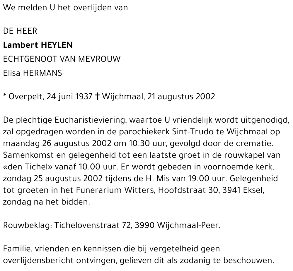 Lambert Heylen