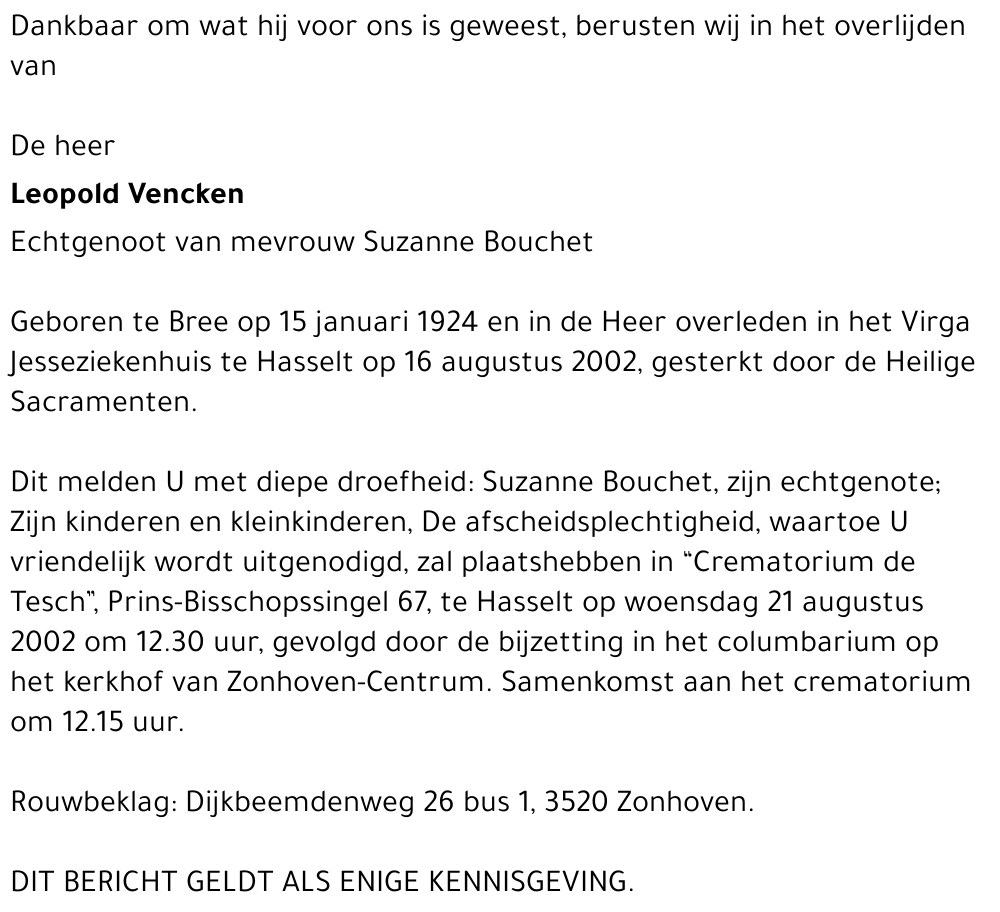 Leopold Vencken