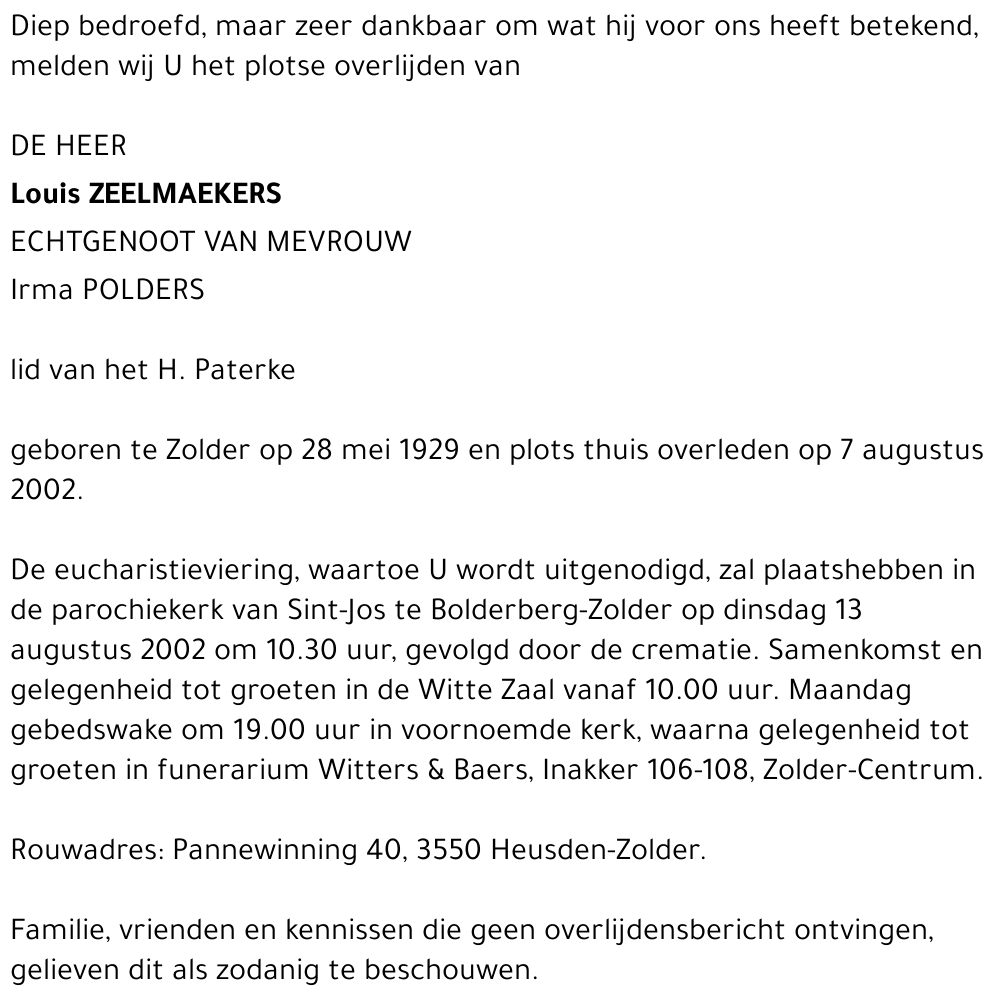 Louis Zeelmaekers