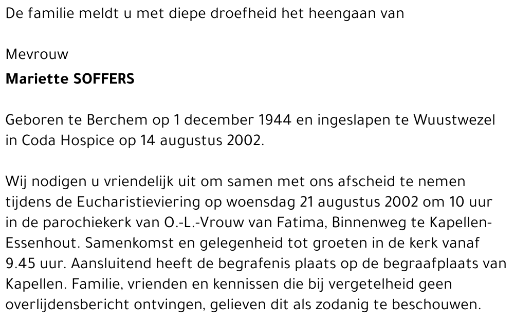 Mariette Soffers