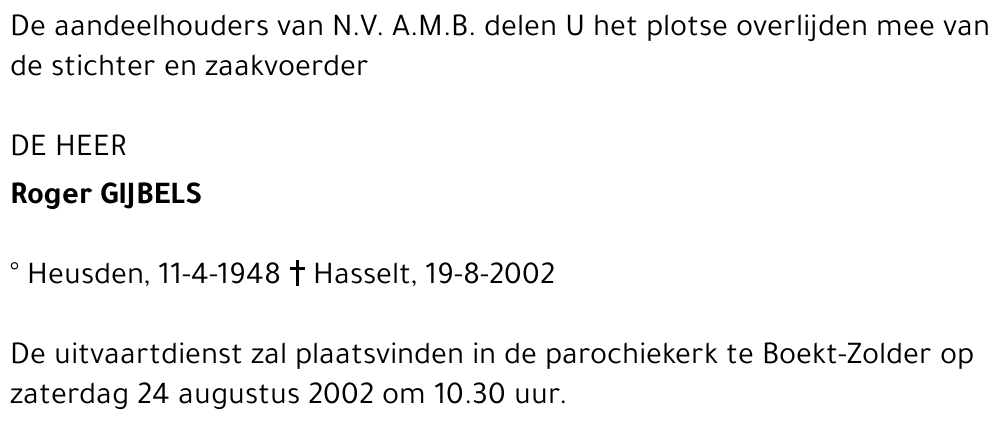 Roger Gijbels