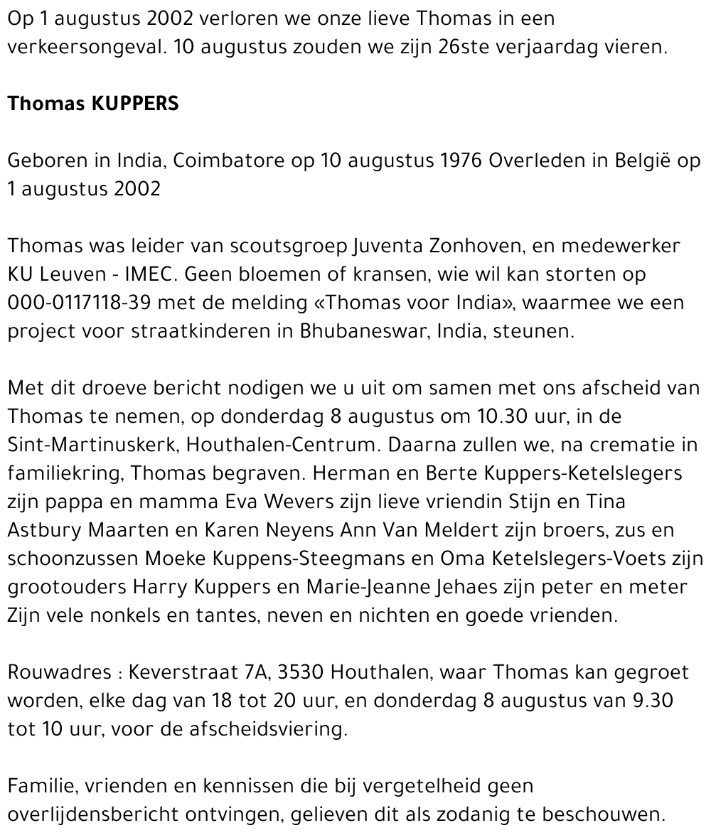 Thomas Kuppers