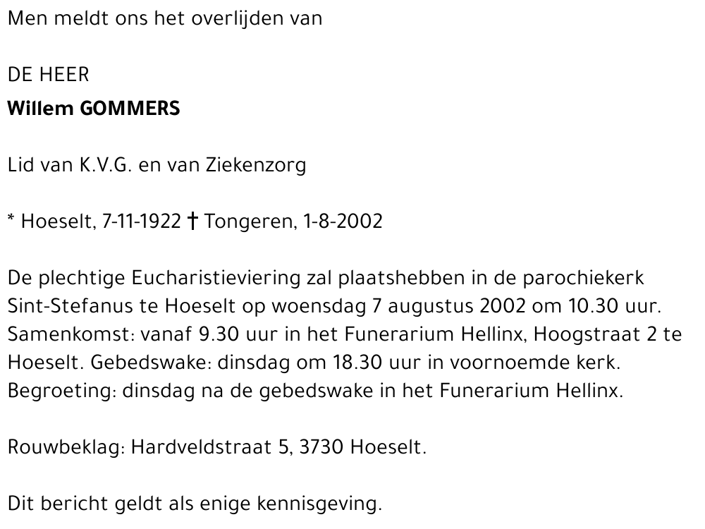 Willem Gommers