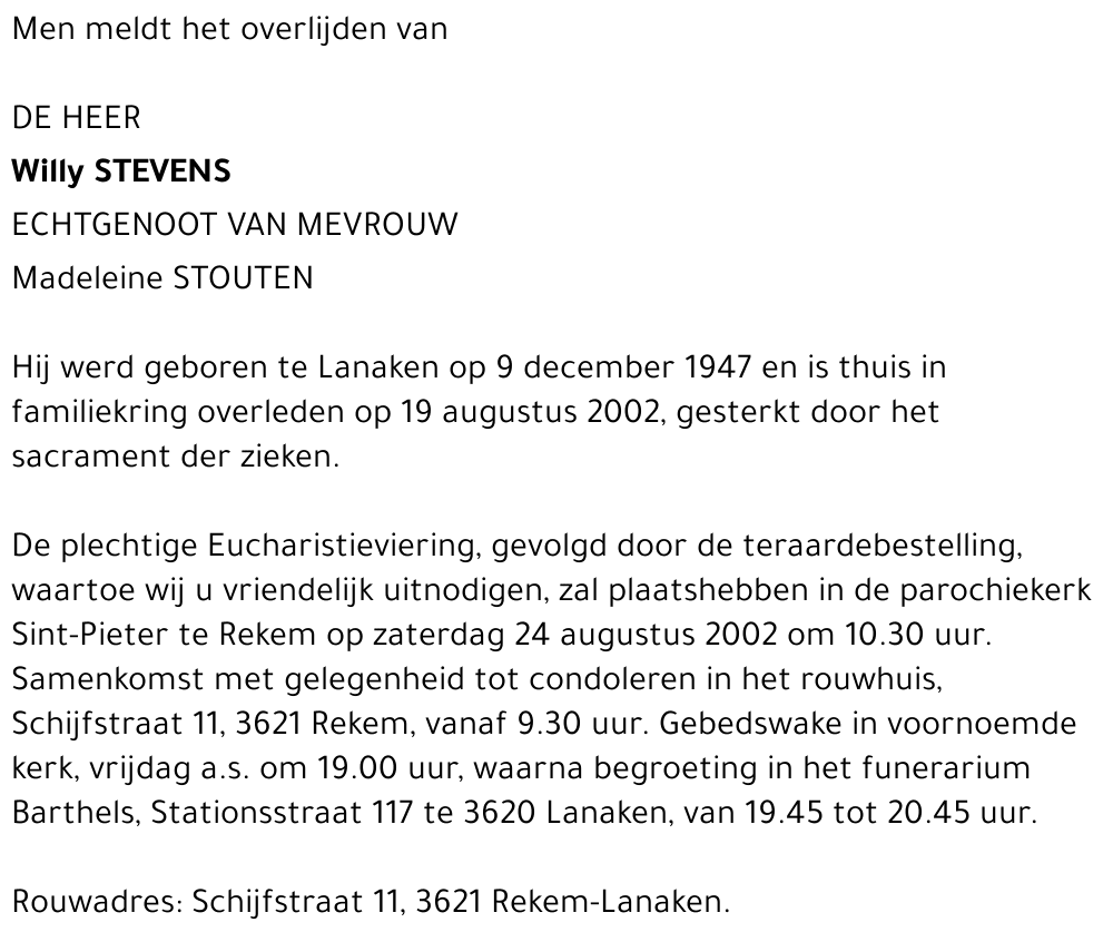 Willy Stevens