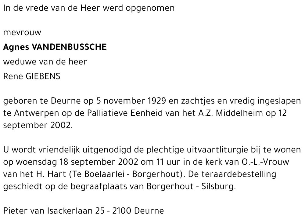 Agnes Vandenbussche