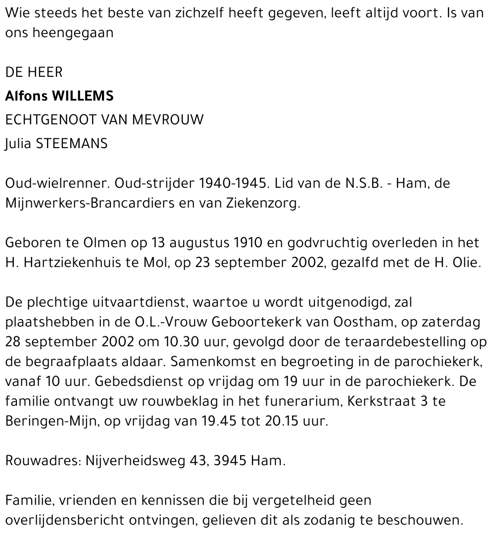 Alfons Willems