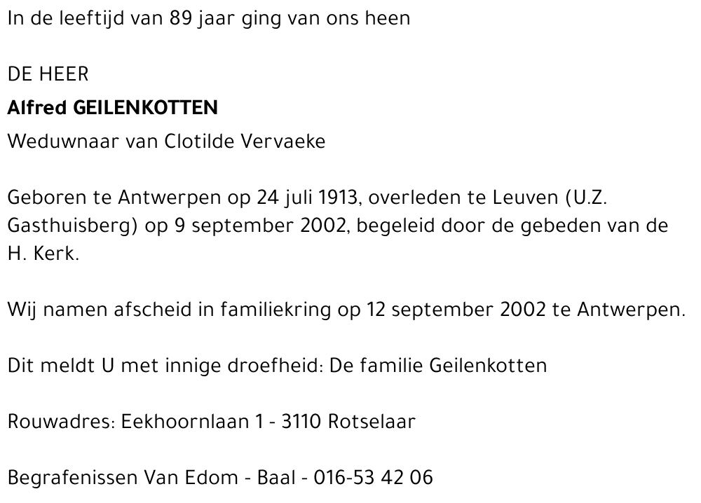 Alfred Geilenkotten