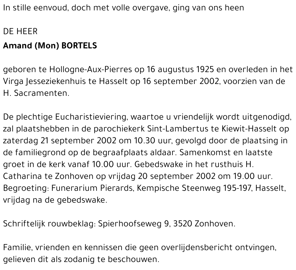 Amand Bortels