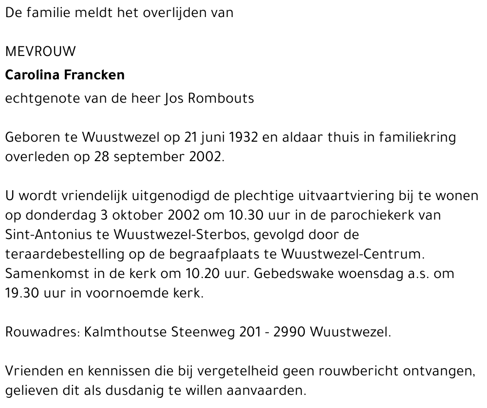 Carolina Francken
