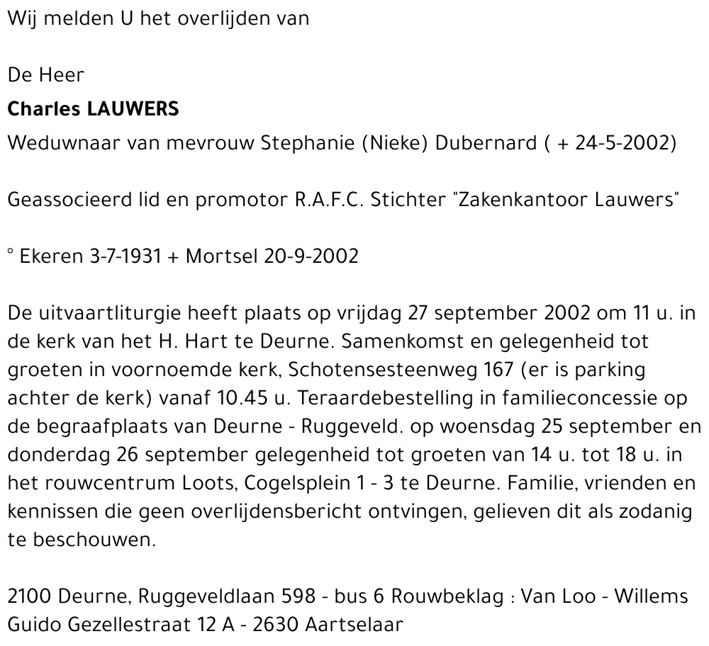 Charles Lauwers