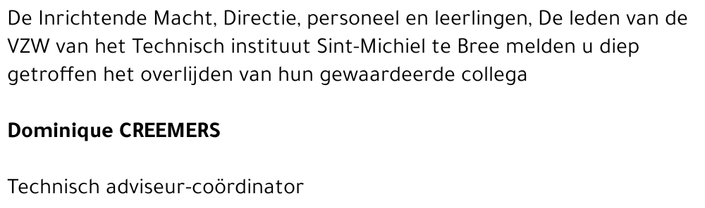 Dominique Creemers