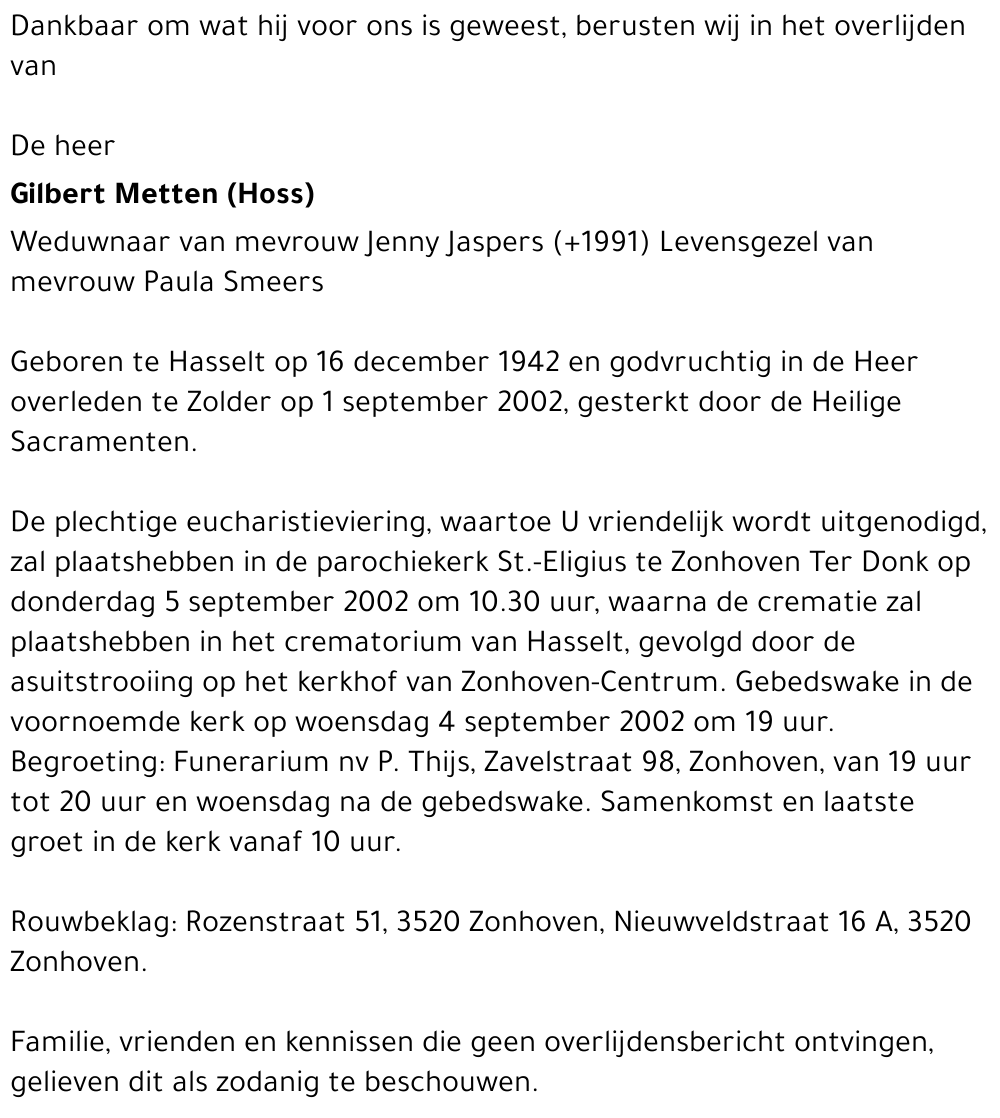 Gilbert Metten