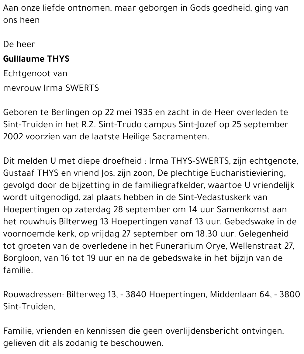 Guillaume Thys